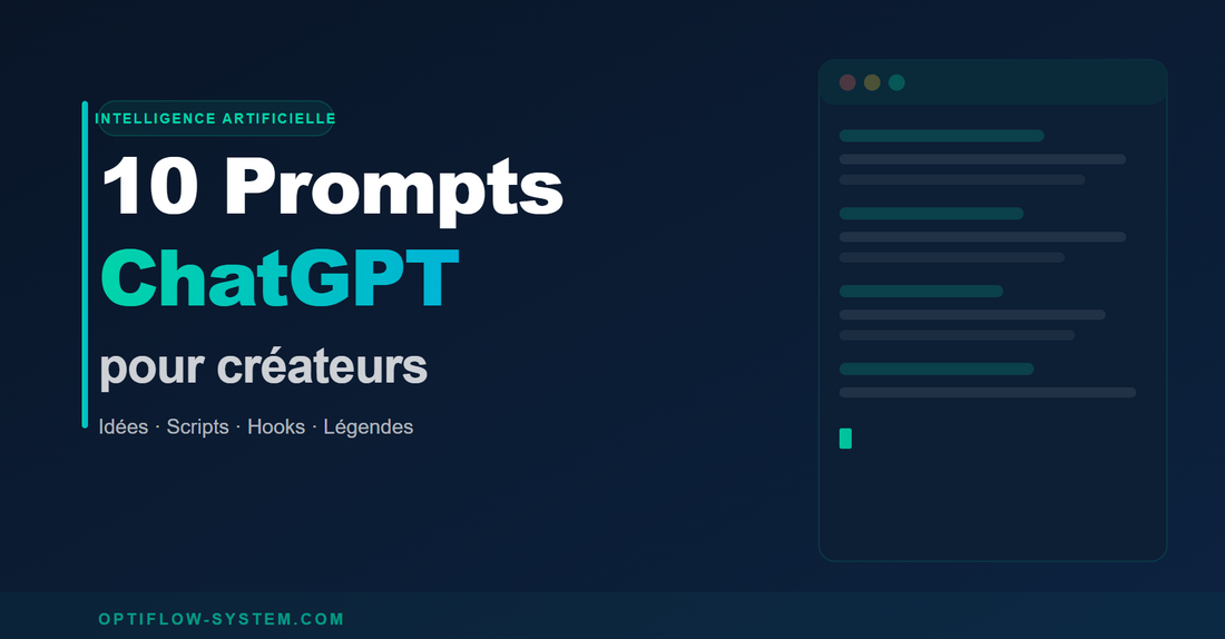 Les meilleurs prompts ChatGPT pour créateurs de contenu en 2026