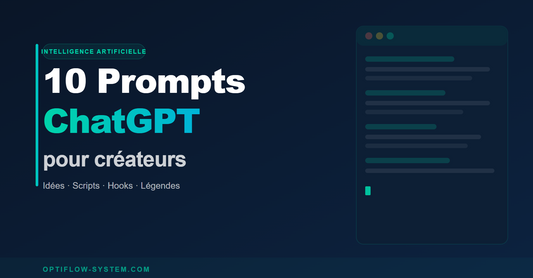 Les meilleurs prompts ChatGPT pour créateurs de contenu en 2026