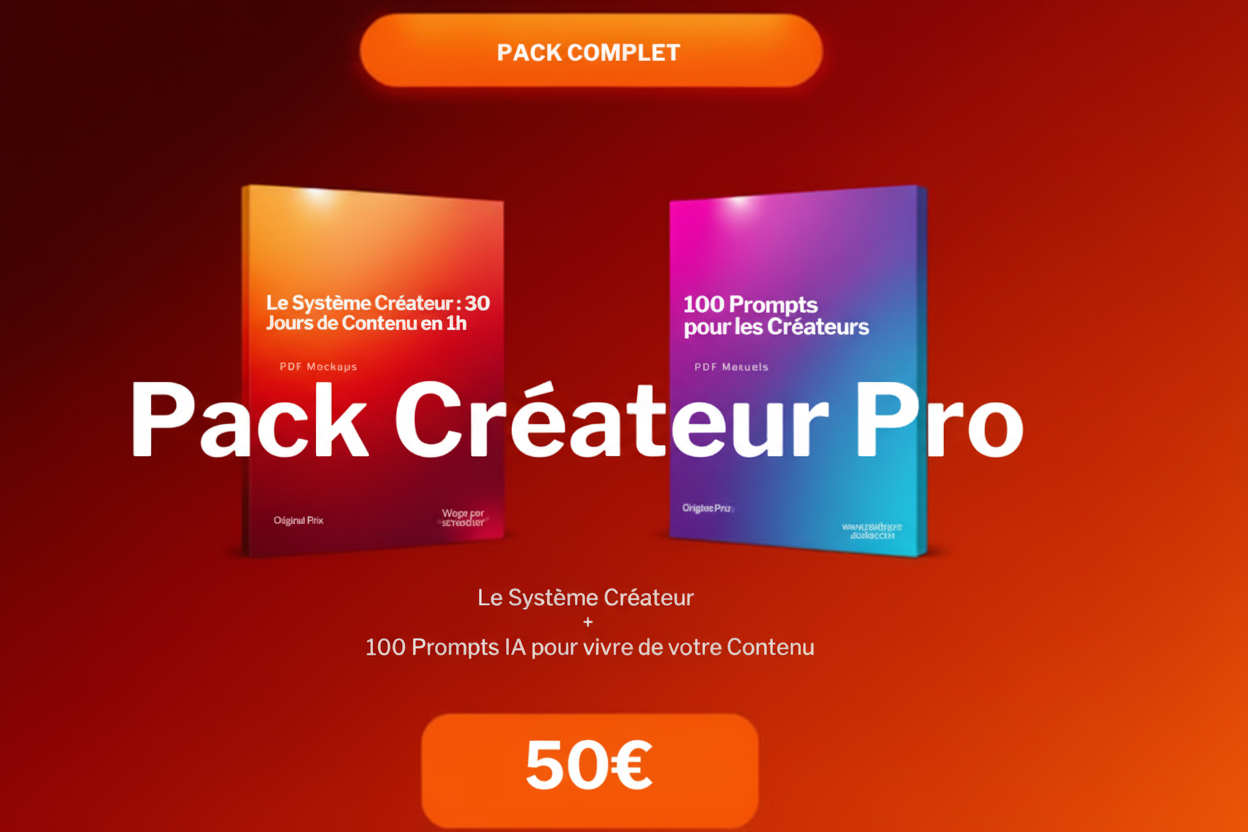 Pack Créateur Pro