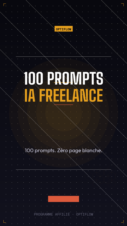 100 Prompts IA pour Freelances — Gagne 10h par semaine dès cette semaine